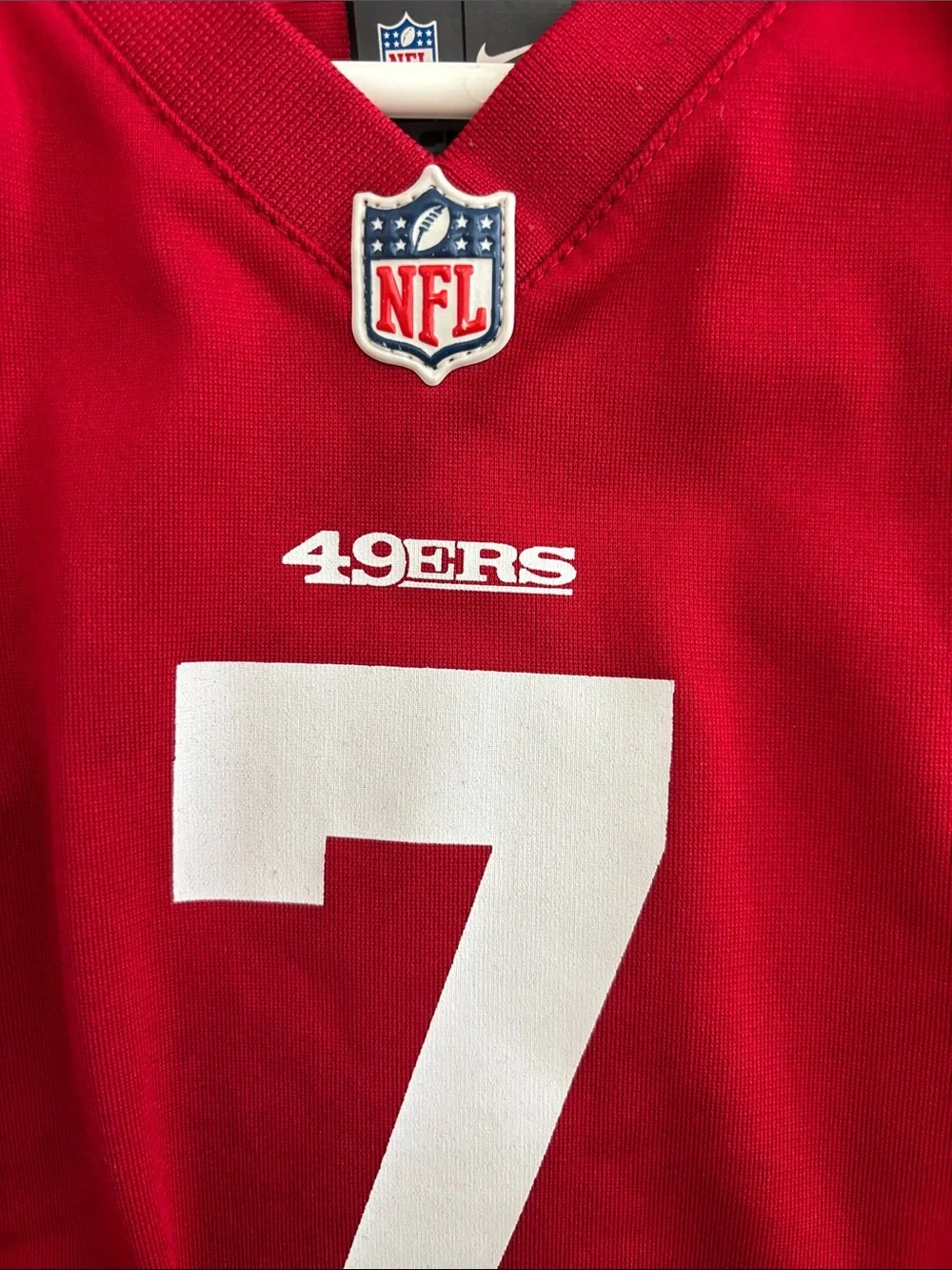 Nike 3T San Francisco 49ers #7 Kaepernick Football Jersey